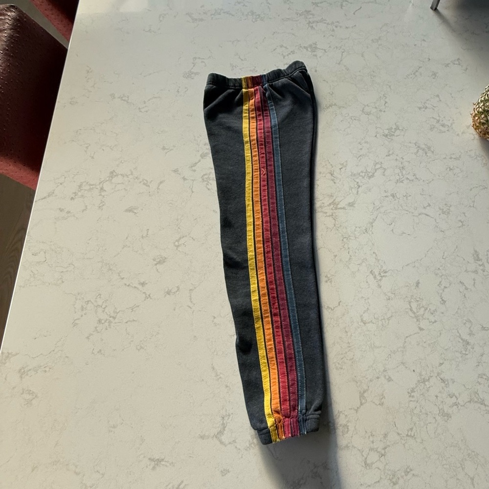 Kid’s Aviator Nation 5 Stripe Sweatpants